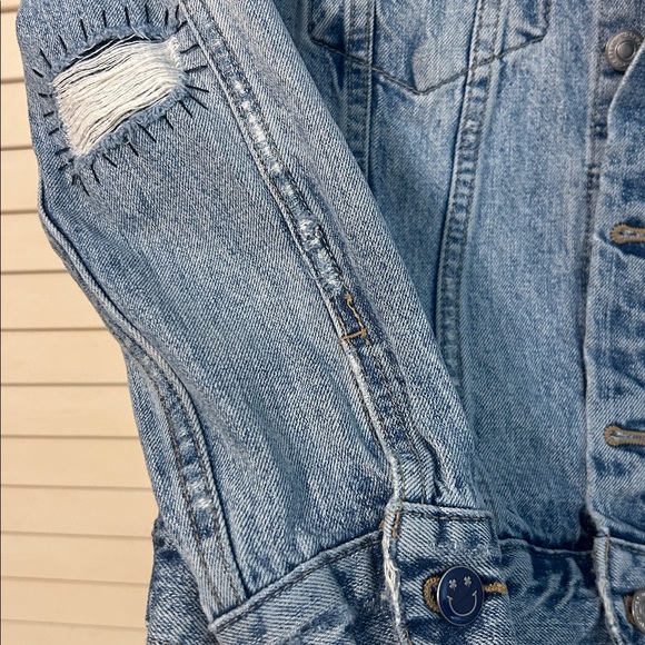 Lucky brand The Tomboy Trucker jean jacket XS - Picture 5 of 6